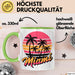 Miami Florida USA Tasse Geschenk Lustige Geschenkidee Spruch Grün Trendation