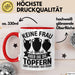 Töpferin Tasse Geschenk Keine Frau Ist Perfekt Aber Die Die Töpfern Sind Nah Dran Geschenkidee Töpfern Becher Rot Trendation