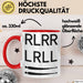 Schlagzeugspieler Schlagzeuger Schlagzeug Tasse Geschenk Lustige Geschenkidee Spruch Rlrr Lrll Rot Trendation