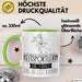 Reitsportlerin Geschenk Tasse Becher Die Frau Die Allen Kann Geschenkidee für eine Reitsportlerin Lustig Grün Trendation