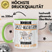 Jazz-Musikerin Tasse Geschenk Ich Bin Jazz-Musikerin Warum Weil Ich Es Kann Geschenkidee Geburtstag Grün Trendation