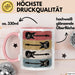 Gitarre Musik Retro Musiker Gitarrist Tasse Geschenk Lustige Geschenkidee Spruch Rosa Trendation