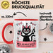 Sarkastische Katze Tasse Geschenk Lustige Geschenkidee Spruch Weil Ich Nicht Wusste, Was Ich Dir Schenken Soll Rot Trendation