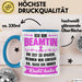 Beamter Öffentlicher Dienst Tasse Geschenk Lustige Geschenkidee Spruch Ich Bin Beamtin Blau Trendation