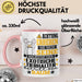 ExotischeTierhalter Geschenk Tasse Lustiger Spruch Erheben Sie Sich Der ExotischeTierhalter Betritt den Raum Rosa Trendation