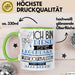 Musikjournalistin Tasse Geschenk Ich Bin Diese Eine Legendäre Musikjournalistin Von Der Alle Reden Geschenkidee Geburtstag Weihnachten Grün Trendation