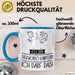 Geschenk für Taekwondo-Kämpferin Tasse Lustige Geschenkidee Geburtstag Ich Bin Taekwondo-Kämpferin Ich Darf Das Blau Trendation