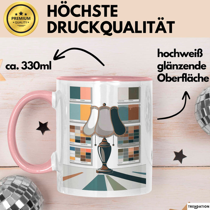 Innenarchitekt Tasse Geschenk Lustige Geschenkidee Spruch Für Stil Planer Rosa Trendation