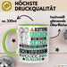 Schwiegersohn Geschenk Tasse Lustiger Spruch Erheben Sie Sich Der Schwiegersohn Betritt den Raum Grün Trendation