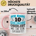Rosenhochzeit Tasse Geschenk 10 Jahre Verheirtatet Geschenkidee Ehemann Ehefrau Becher Rosa Trendation