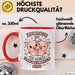 Schweinezüchter Schweine Tier Tasse Becher Geschenk Lustige Geschenkidee Spruch Zuhause Ist Wo Meine Schweinchen Sind Rot Trendation