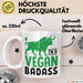 Veganer Tasse Geschenk Gym Vegan Gesund Stier Geschenkidee Weiß Trendation