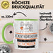 Konzertveranstalterin Weil Es Keinen Schöneren Beruf Gibt Tasse Geschenk für Eine Konzertveranstalterin Lustig Grün Trendation