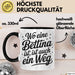 Bettina Tasse Geschenk Wo Eine Bettina Ist Ist Auch Ein Weg Geschenkidee Becher mit Name Schwarz Trendation