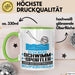 Schwimmsportler Geschenk Tasse Ich Bin Schwimmsportler Aber Sag Doch Einfach Superheld Lustige Geschenkdiee für Schwimmsportler Kaffee-Becher Grün Trendation