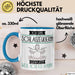 Schlagzeugerin Tasse Geschenk Ich Bin Schlagzeugerin Warum Weil Ich Es Kann Geschenkidee Geburtstag Blau Trendation