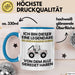 Geländewagenfahrer Geschenk Tasse Lustige Geschenkidee Geburtstag für Geländewagenfahrer Ich Bin Dieser Legendäre Geländewagenfahrer Von Dem Alle Geredet Haben Kaffee-Becher Blau Trendation