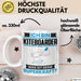Kiteboarder Tasse Geschenk für Kiteboarder Geburtstag Lustiger Spruch Kaffee-Becher Was Ist Deine Superkraft Weiß Trendation
