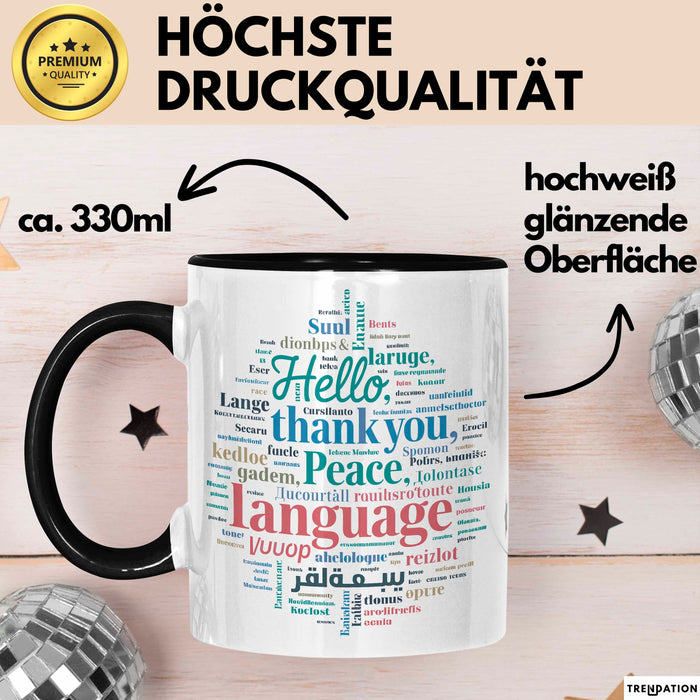 Übersetzer Tasse Geschenkidee für Sprachnerds Trendation