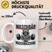 Waschbär Tierliebhaber Tasse Geschenk Lustige Geschenkidee Spruch Waschbär Waschmaschine Weiß Trendation