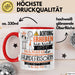 Hundefrisörin Tasse Geschenk Lustiger Spruch Bitte Erheben Sie Sich Seine Majestät Die Hundefrisörin Betritt Den Raum Rot Trendation