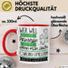 Curling-Spielerin Tasse Geschenk Spruch Wer Will Schon Prinzessin Sein Wenn Man Auch Curling-Spielerin Sein Kann Rot Trendation