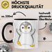 Lustige Pinguin Tasse Geschenk Pinguin-Liebhaber Schwarz Trendation