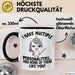 Humor Tasse Geschenk Ich Habe Mehrere Personalitäten Und Keine Mag Dich Einhorn Kaffee-Becher Trendation