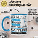 Rapperin Tasse Geschenk Spruch Wer Will Schon Prinzessin Sein Wenn Man Auch Rapperin Sein Kann Blau Trendation
