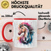 Pferde Tierliebhaber Tasse Geschenk Lustige Geschenkidee Spruch Rot Trendation