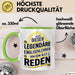 Englischlehrer Unterricht Tasse Geschenk Lustige Geschenkidee Spruch Ich Bin Dieser Englischlehrer Von Dem Alle Reden Grün Trendation