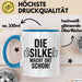 Silke Tasse Geschenk Die Silke Macht Dat Schon Geschenkidee Becher mit Name Blau Trendation