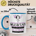 Musikfan Weil Es Keinen Schöneren Beruf Gibt Tasse Geschenk für Eine Musikfan Lustig Blau Trendation