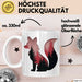 Fuchs Tierliebhaber Tasse Geschenk Lustige Geschenkidee Spruch Weiß Trendation