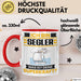 Segler Tasse Geschenk für Segler Geburtstag Lustiger Spruch Kaffee-Becher Was Ist Deine Superkraft Rot Trendation
