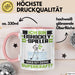 Eishockeyspieler Tasse Geschenk für Eishockeyspieler Geburtstag Lustiger Spruch Kaffee-Becher Was Ist Deine Superkraft Rosa Trendation