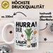 18. Geburtstag Tasse Geschenk Jungs Männer Mann 18Er Hurra Der Lauch Wird 18 Weiß Trendation