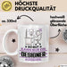 Designer Geschenk Tasse So Gut Kann Nur Ein Designer Aussehen Geschenkidee Kaffee-Becher Weiß Trendation