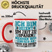 Dozent Vorlesung Tasse Geschenk Lustige Geschenkidee Spruch Ich Bin Dozent Rot Trendation