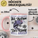 Angler Geschenk Tasse Spruch Männer Angeln Geschenkidee Kaffee-Becher Fischer Angeln Rosa Trendation