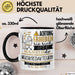 Musikredakteurin Tasse Geschenk Lustiger Spruch Bitte Erheben Sie Sich Seine Majestät Die Musikredakteurin Betritt Den Raum Schwarz Trendation