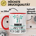Geschenk für Ärztin Tasse Lustige Geschenkidee Geburtstag Ich Bin Ärztin Ich Darf Das Rot Trendation