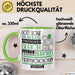 Tierpsychologin Geschenk Becher Tasse Gott Schuf Alle Menschen Gleich Nur Die Besten Durfeten Tierpsychologin Werden Geschenkidee Lustig Grün Trendation
