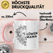 Mama Muttertag Tasse Becher Geschenk Lustige Geschenkidee Spruch Löwen Mama Rosa Trendation