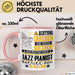 Jazz-Pianist Geschenk Tasse Lustiger Spruch Erheben Sie Sich Der Jazz-Pianist Betritt den Raum Rosa Trendation