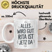 Rita Tasse Geschenk Alles Ist Gut Rita Ist Jetz Da Geschenkidee Becher mit Name Weiß Trendation