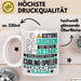 Curling-Spieler Geschenk Tasse Lustiger Spruch Erheben Sie Sich Der Curling-Spieler Betritt den Raum Weiß Trendation