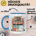 Kleinunternehmer Tasse Geschenk Lustige Geschenkidee Spruch Für Lokale Helden Blau Trendation