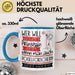 Vogelforscherin Tasse Geschenk Spruch Wer Will Schon Prinzessin Sein Wenn Man Auch Vogelforscherin Sein Kann Blau Trendation