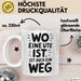 Ute Tasse Geschenk Wo Eine Ute Ist Ist Auch Ein Weg Geschenkidee Becher mit Name Weiß Trendation